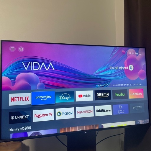 Hisense 50インチ 4K液晶テレビ 50E6G 動作良好