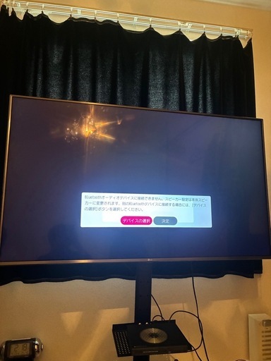 美品　LG 55インチ　　大画面液晶テレビ　テレビスタンド付　