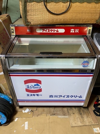昭和レトロ　森永アイスクリーム冷蔵庫　　