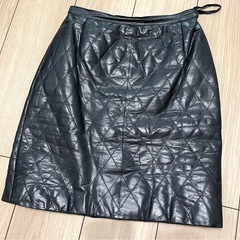 牛革ミニスカート③の画像