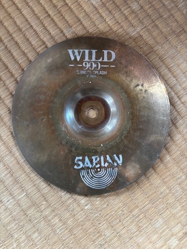 Pearl クラッシュシンバル、チャイナシンバル、SABIAN　スプラッシュシンバル4枚セット　スタンド有/条件付
