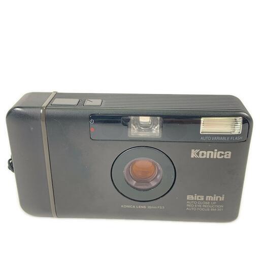 動作未確認 Konica コニカ BM-301 フィルムカメラ ビッグミニ BIG mini AF  ブラック カメラ コレクション ヴィンテージ