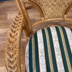 ラタン回転チェア【町田市再生家具】260246の画像