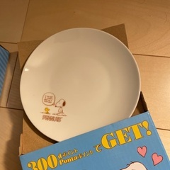 スヌーピー　平皿（2枚）（箱入り）（未使用）の画像