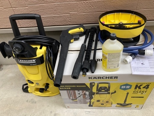 (お譲り先、決まりました)KARCHER 高圧洗浄機 K4　サイレント ケルヒャー 60Hz 西日本用