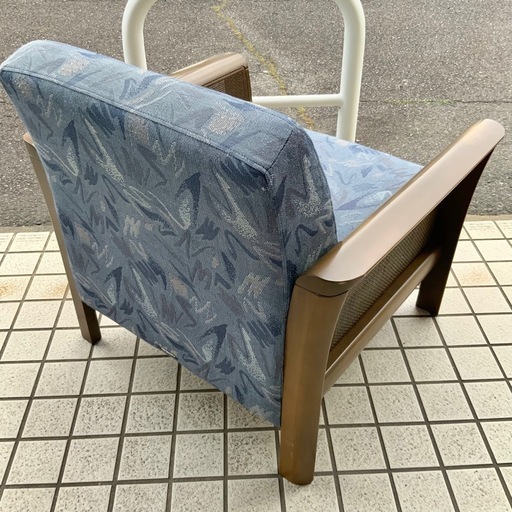 Karimoku 青1人掛けアームチェア　2客セット
