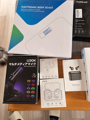 【全部新品】電子機器・生活家電 豪華14点セット（シェーバー/電動歯ブラシ/マイク他）
