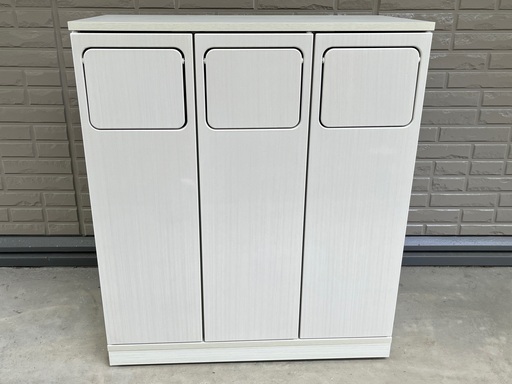 ぼん家具45l ダストボックス ３分別 縦型