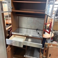 unico 廃盤STRADA(ストラーダ)キッチンボード 食器棚の画像