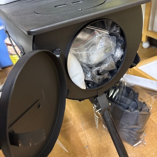【ジャングル深井店】薪ストーブ LandField LF-HOS010　折りたたみ式 収納バッグ付き アウトドア キャンプ 堺市 深井【FU610】