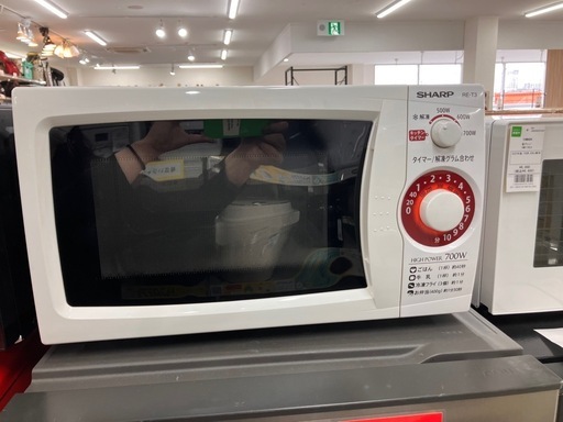 安心の6ヶ月保証つき！SHARP2017年製電子レンジ【トレファク堺福田店】