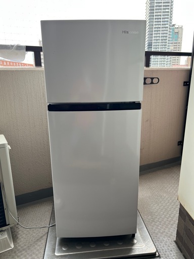 2020年製】Hisense ノンフロン冷凍冷蔵庫120L (K) 元町のキッチン家電
