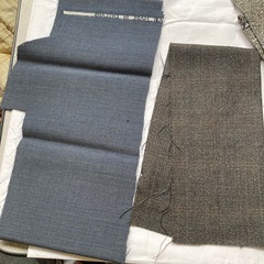男性スーツのハギレ生地の画像