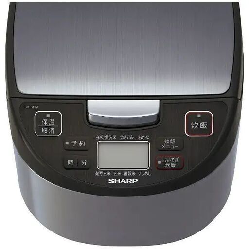 J1101 【リユースのサカイ柏店】　新品未使用 SHARP シャープ　5.5合炊き　炊飯器 KS-S10J-S 2025年製　クリーニング済み J2320【リユースのサカイ柏店】 SHARPシャープ5.5合炊き炊飯器 KS-S10J