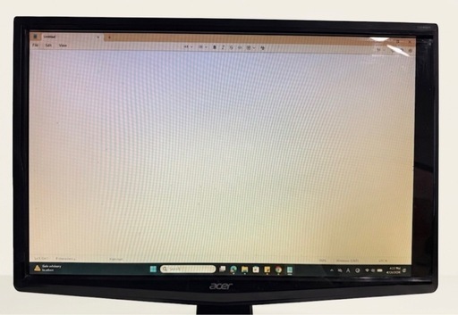 無料譲渡】24インチ 液晶モニター Acer G245H（ケーブル類付き