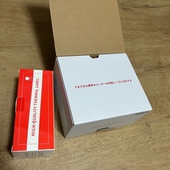 ラベルプリンター𖤐感熱シール 美品 スマホ対応の画像
