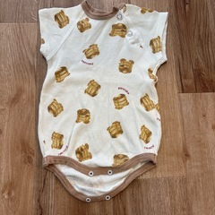 【着用数回】après les cours アプレレクール　ベビーロンパース70㎝・靴下セット※注意事項有
の画像