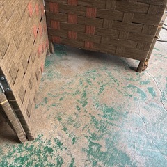 エスニック調衝立2枚組の画像