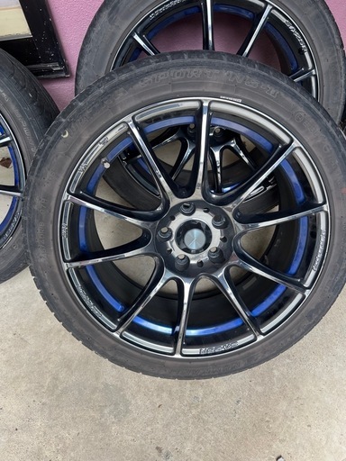 Weds sports タイヤ、ホイールセット18インチ