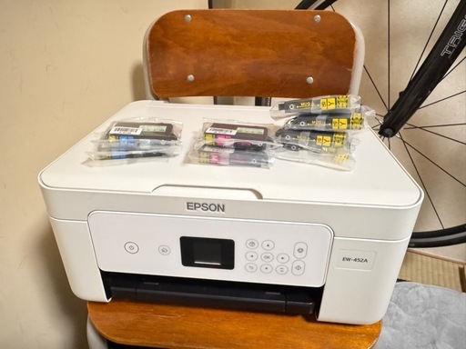 EPSON EW-452A インクジェットプリンター (てんとう虫) 白鷺の