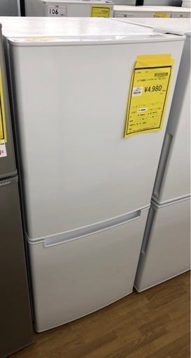 【ドリーム川西店限定】☆ジモティー見たよ割引☆ ニトリ 2ドア冷蔵庫 NTR-106BK 106L 2022年 動作確認済み 【99560000054920】 ドリーム川西店御来店限定】☆ジモティー見たよ♪割引☆ nitori ニトリ