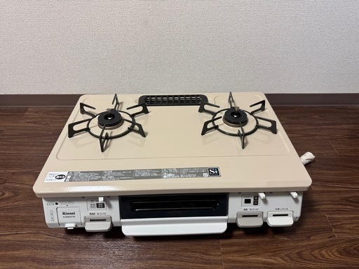 2018年製造　リンナイ　コンロタイマー付き　ガステーブル　都市ガス用
