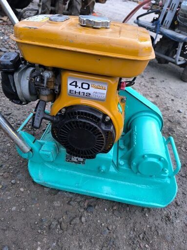 ミカサ MVC-60V 61kg プレートコンパクター ロビンEH12 4.0馬力 エンジン良好 実働品