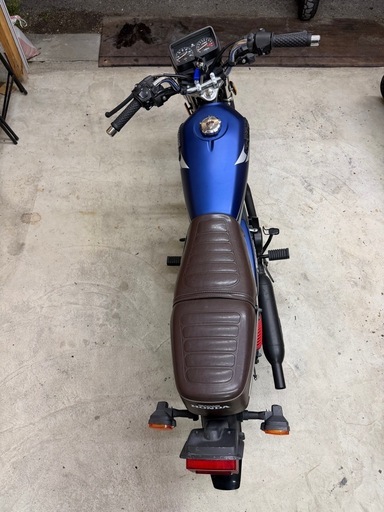 HONDA CG125 FI 実走行　3583km 美車　程度良好　マットブルー　軽整備済　兵庫　神戸AUTO7