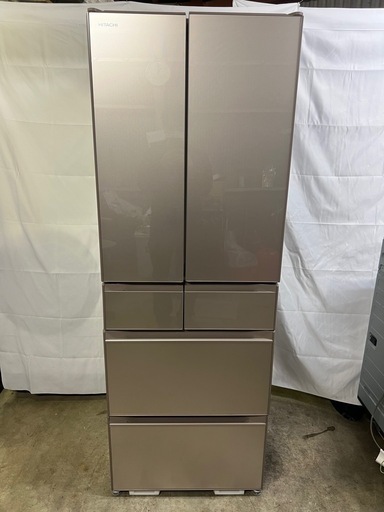 【1年保証】日立 6ドア冷蔵庫 R-HX52N 2020年 520L