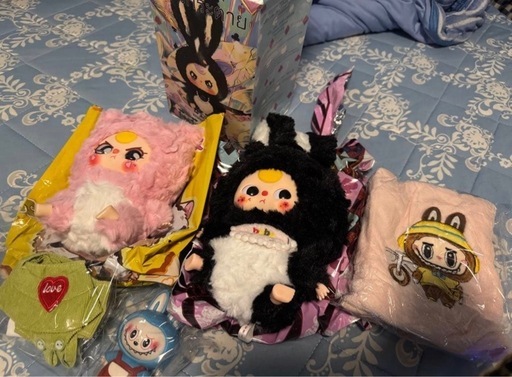 ラブブBabythreeぬいぐるみと文房具セット③