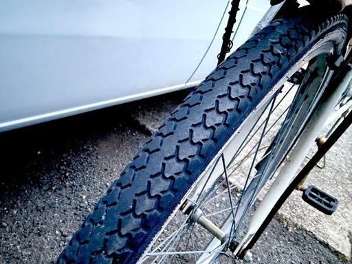 自転車26インチタイヤ交換済 先月ショップにて整備