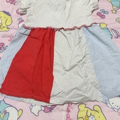 100サイズ‪☆女の子‪☆アンパンマン半袖ワンピースの画像