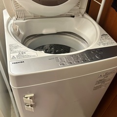 【5/3午前 引取限定】東芝 洗濯機 使用頻度少なめ・清潔保管◎ 動作OKの画像