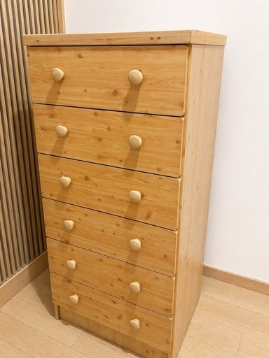 値下げしました！ タンス 中古 美品 たっぷり収納出来ます タンス (hito) 栗丘の収納家具《タンス、衣類収納》の中古あげます