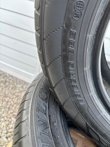 バリ溝185/65R15 23年製 (j) 大沼のタイヤ、ホイールの中古あげます 