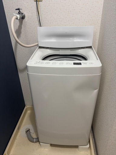 福岡市内配送設置無料　2020年式　AT-WM45B-WH 全自動洗濯機 ホワイト [洗濯4.5kg /乾燥機能無 /上開き] AT-WM45B-WH 全自動洗濯機 ホワイト [洗濯4.5kg /乾燥機能無 /上開き