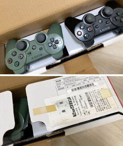 PS3 本体＋コントローラー2個（ジャンク）箱あり (mini) 今川のテレビ