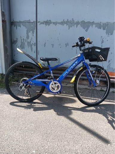 自転車　マウンテンバイク　２４インチ　　ブルー
