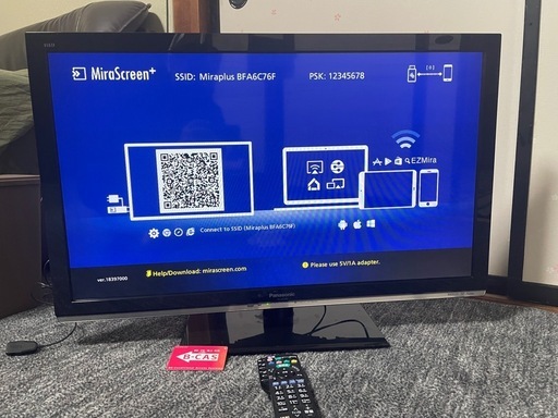 Panasonic VIERA TH‑L32X50（動作品）リモコン・B-CASカード付属／おまけミラーリング端末 Panasonic VIERA TH‑L32X50（動作品）リモコン・B-CASカード付属