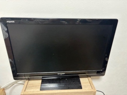 中古品　2015年製　SHARP　24型液晶カラーテレビ ecoearth_347v190199a-d-xxxx-3