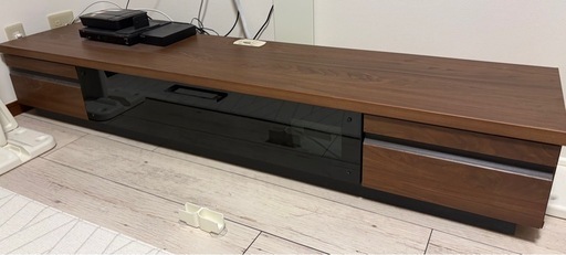 大川家具　国産天然木テレビ台　180cm