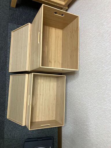 IKEA　ノールドシーサ＆無印良品竹材BOX
