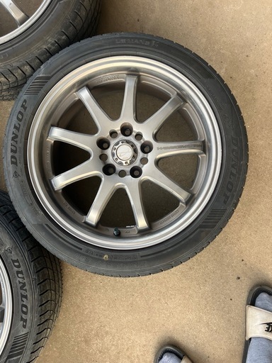 千葉　格安　WORK EMOTION 17インチ　7J+47 5穴　PCD114.3 215/45R17 タイヤ2023年製 千葉格安WORK EMOTION 17インチ7J+47 5穴PCD114.3 215/45R17 タイヤ