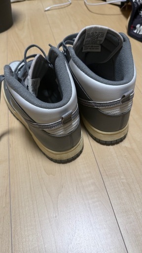 Nike Dunk High グレー/ホワイト