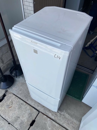 NO C14🌈福岡市内配送設置無料✨🌈冷蔵庫 三菱 一人暮らし 146L ボトム
