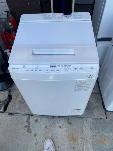 NO C20?福岡市内配送設置無料✨?洗濯機 東芝 ZABOON 10.0kg 大型 自動お掃除モード