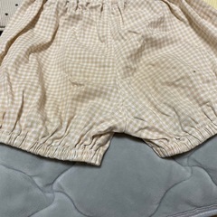 100,110cm ブラウン系 半袖ショーパンセットの画像