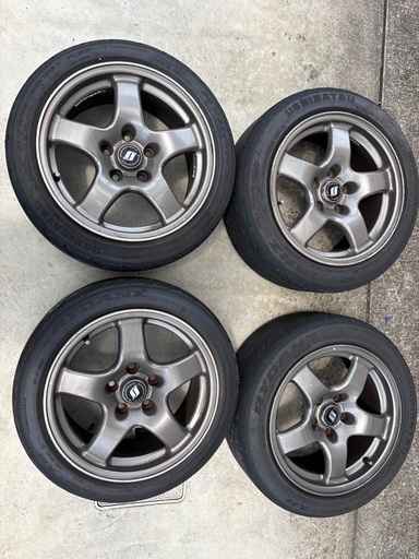 スカイライン GTR R32 BNR32 純正ホイール 4本セット 8J ＋30 PCD114.3 5穴 鍛造