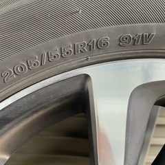 205/55R16 スバル純正ホイール付　夏タイヤの画像