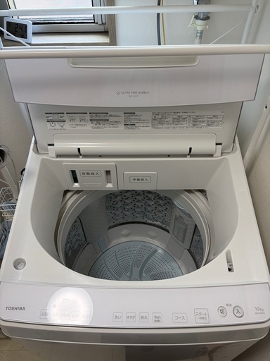 2025年製　ウルトラファインバブル東芝洗濯機　10kg